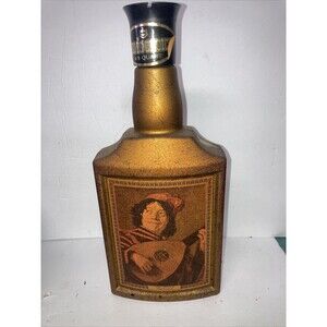 Vintage Empty Jim Beam Whiskey Bottle The Jester Decanter
